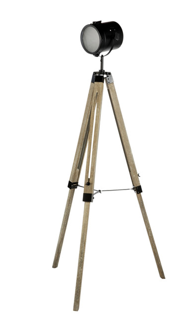 Caseros Studio Tripod Black Floor Lamp