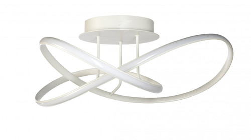Holland White Knot Modern LED Close To Ceiling Light