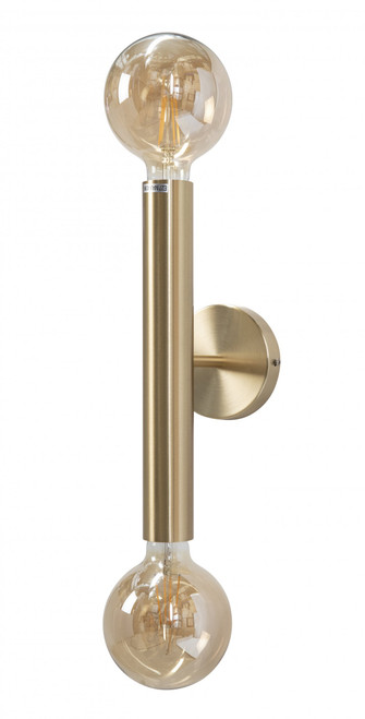Radiant 2 Light Gold Indoor Wall Light