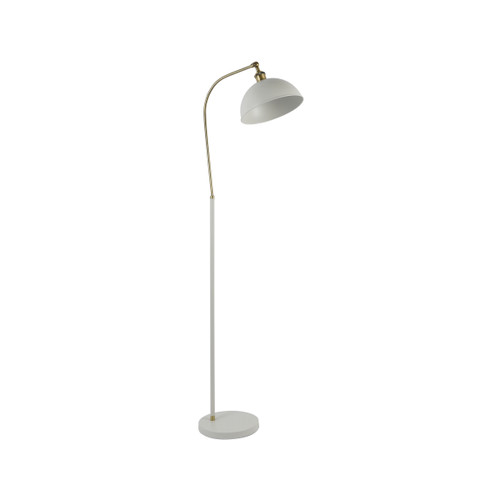 Lenna Dome Head Antique White Floor Lamp