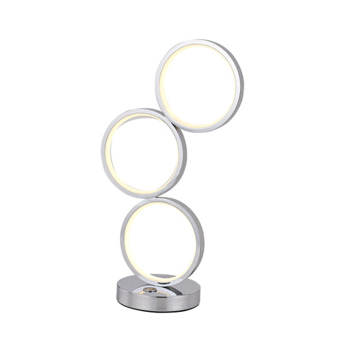 Iva Chrome LED Touch Table Lamp