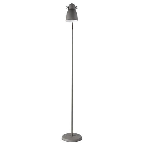 Adrian Grey Industrial Floor Lamp