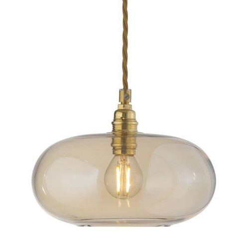 Horizon Golden Smoke Glass Pendant Light - Small