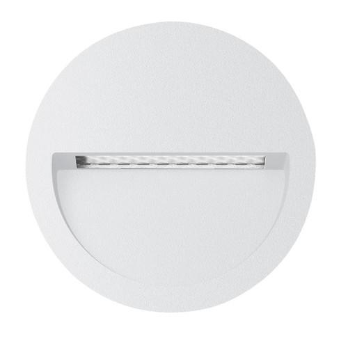 Zeth Round White 240V Recessed LED Step Light