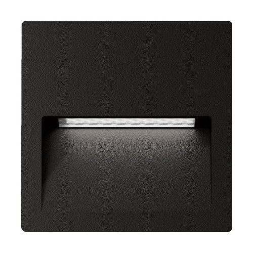 Zac Pro Square Black Pathway Light