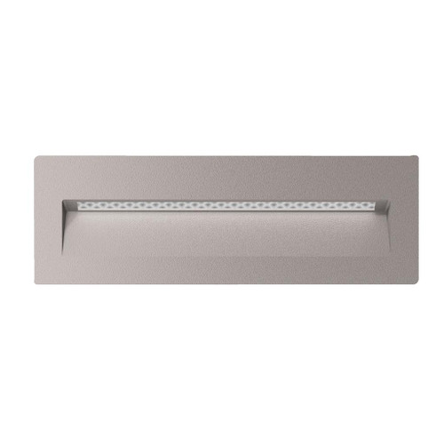 Zeth Long Silver Recessed LED Step Light