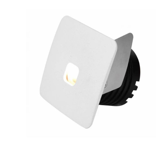 Jazz Square White Cree LED Recessed Step Light
