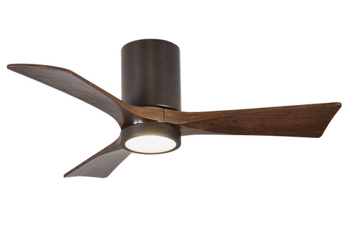 Irene Hugger 3 42" DC Textured Bronze Blades Ceiling Fan with LED Light