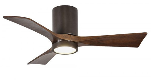 Irene Hugger 3 60" DC Textured Bronze Blades Ceiling Fan with LED Light