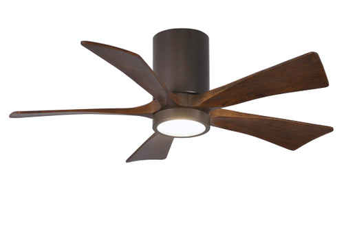 Irene Hugger 5 60" DC Textured Bronze Blades Ceiling Fan with LED Light