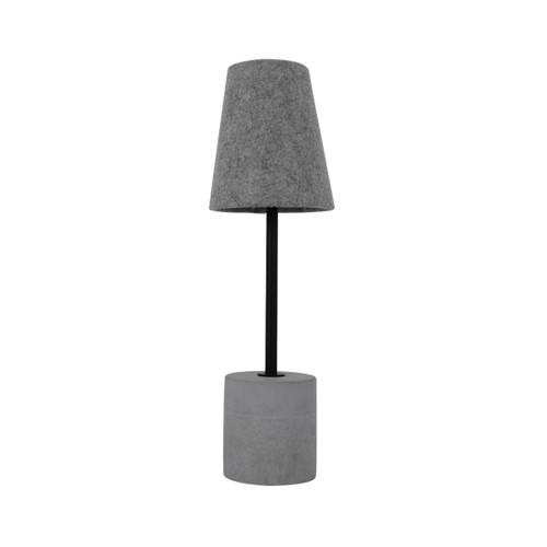 Josh Concrete Base with Fabric Shade Table Lamp
