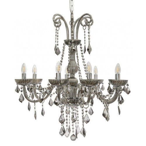 Vienna 12 Light Chrome Crystal Chandelier