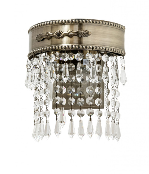 Empiro 2 Light Bronze Crystal Wall Light