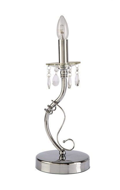 Bella Chrome Crystal Table Lamp