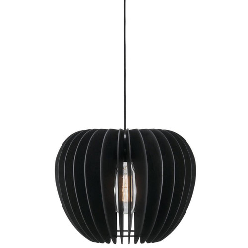 Tribeca 38 Black Organic Open Pendant Light