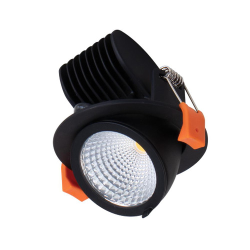 Scoop 13W Matt Black Adjustable LED Downlight