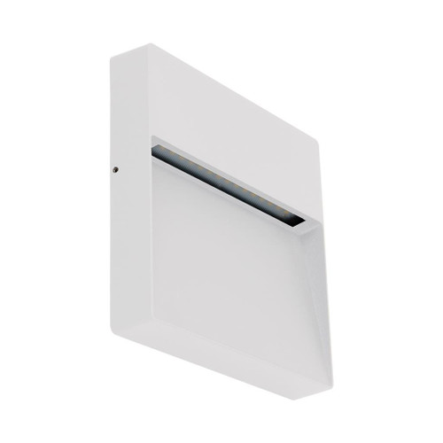 Zeke Square White Wall Light