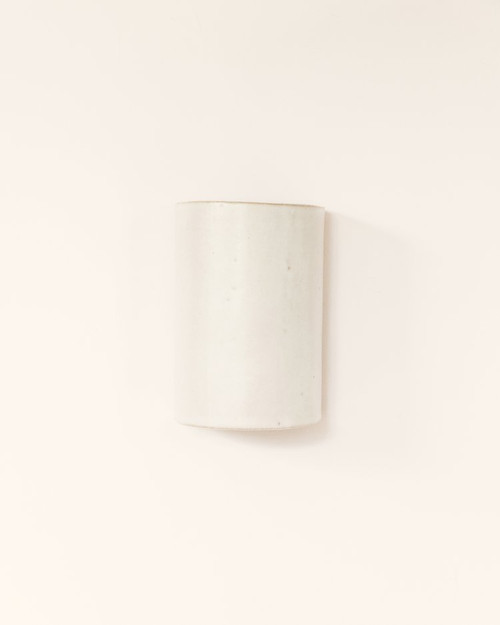 Dawn Short Handmade Ceramic Downward Exterior Wall Light