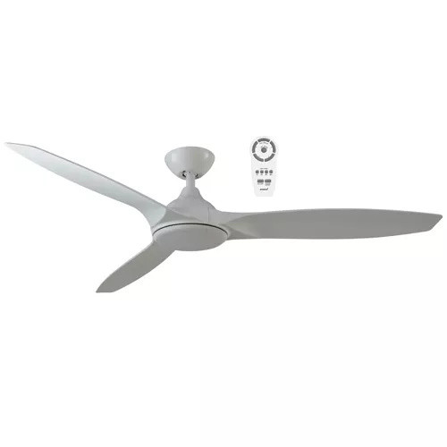 Newport White Satin 56″ DC Ceiling Fan with Light