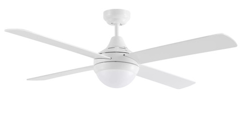 Four Seasons Link White AC Ceiling Fan with E27 Light