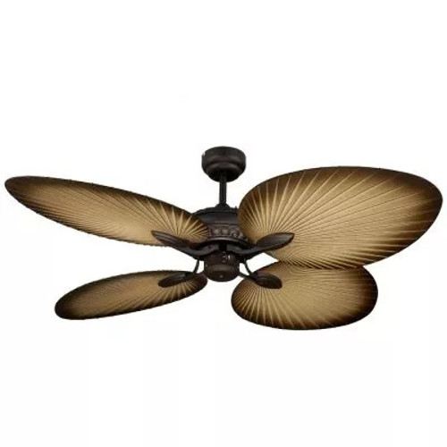 Oasis Old Bronze with 52″ Palm Leaf Blade AC Ceiling Fan