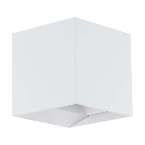 Calpino White Up and Down Square Wall Lamp