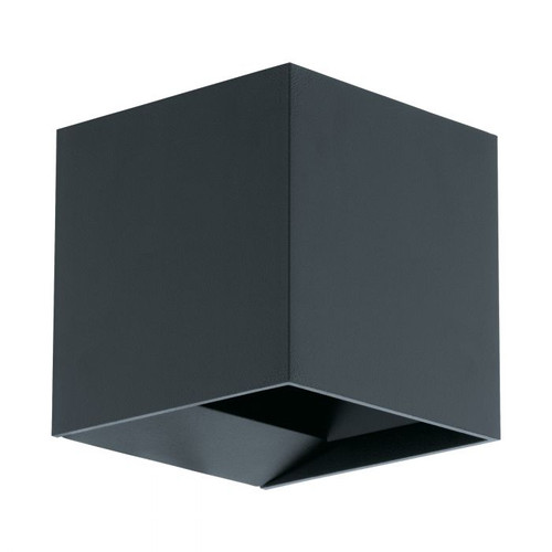 Calpino Anthracite Up and Down Square Wall Lamp