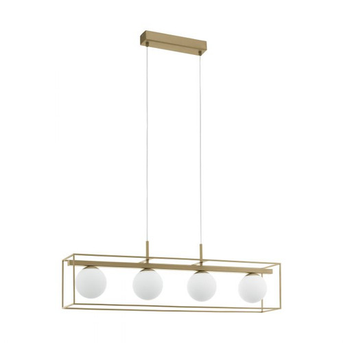 Vallaspra Champagne Rectangular Pendant Light