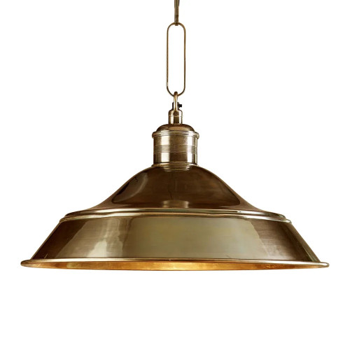 Paladin Antique Brass Dome Pendant Light