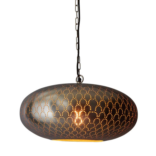 Viviane Nickel Elliptic Pendant Light