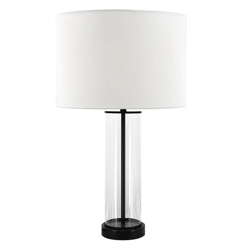 Easter Clear Base White Shade Table Lamp