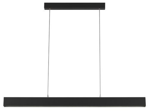 Java Black Linear Bar Pendant Light