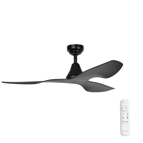 Simplicity 45" DC Ceiling Fan with Remote - Black