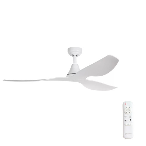 Simplicity 52" DC Ceiling Fan with Remote - White
