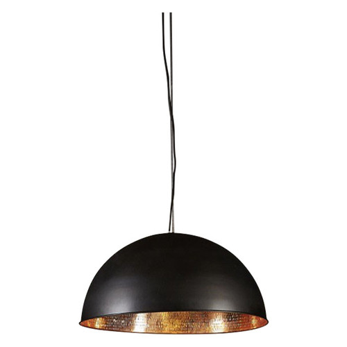 Alfresco Dome Black & Copper Pendant Light