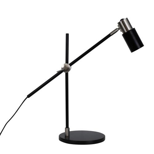 Clementine Brushed Chrome Adjustable Modern Desk Lamp