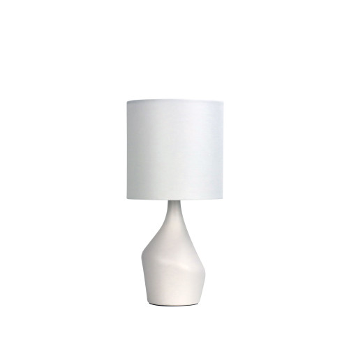 Zante All White Hamptons Table Lamp