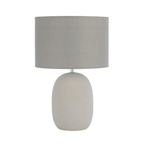 Arbroath Grey Sand Ceramic Table Lamp