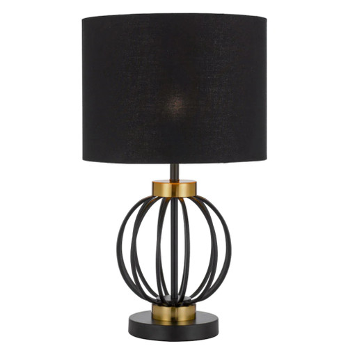 Granada Black Gold Luxe Table Lamp