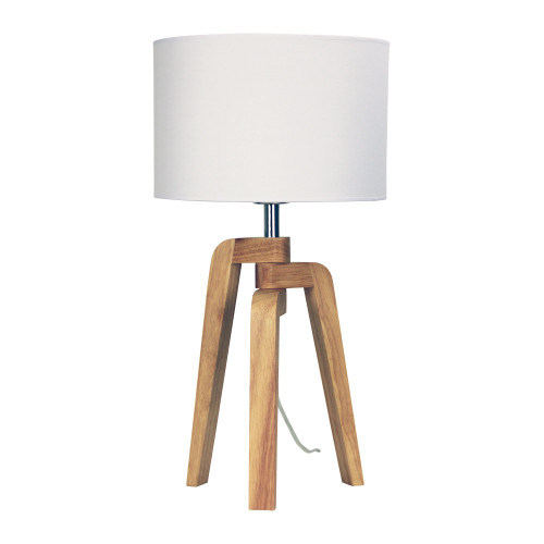 Lemery Timber Tripod Scandinavian Table Lamp
