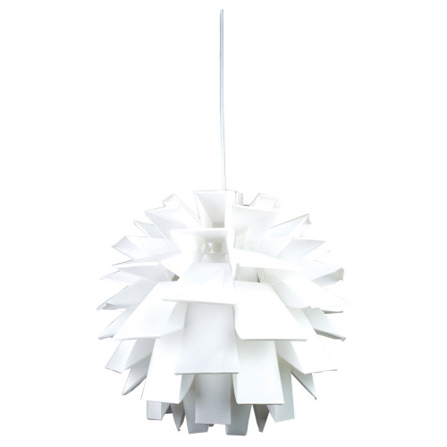 Zephanie White Shade Retro Pendant