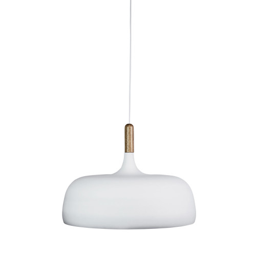 Magna Matt White Timber Pendant