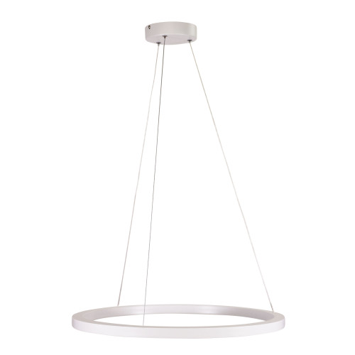 Nebula White Modern CCT LED Halo Pendant Light