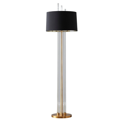 Claudia Brushed Gold Floor Lamp