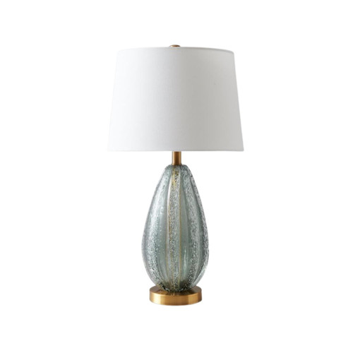 Desiree Bronze and Sea Glass Table Lamp