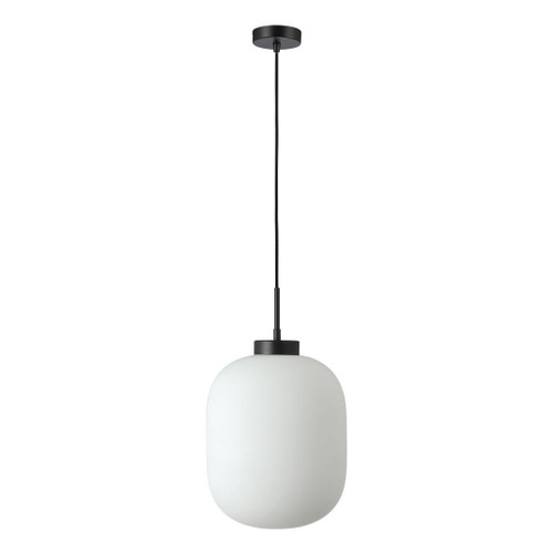 Flaunt Oval Black Opal Pendant Light