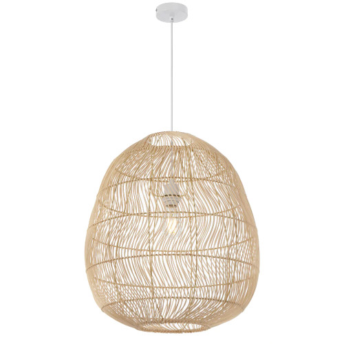 Renalyn Natural Rattan Egg Pendant