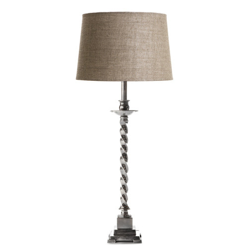 Roxbury Antique Silver Table Lamp