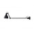 Miles Black Long Arm Adjustable Wall Light