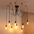 Octopus 8 Light Vintage Edison Adjustable Chandelier-1